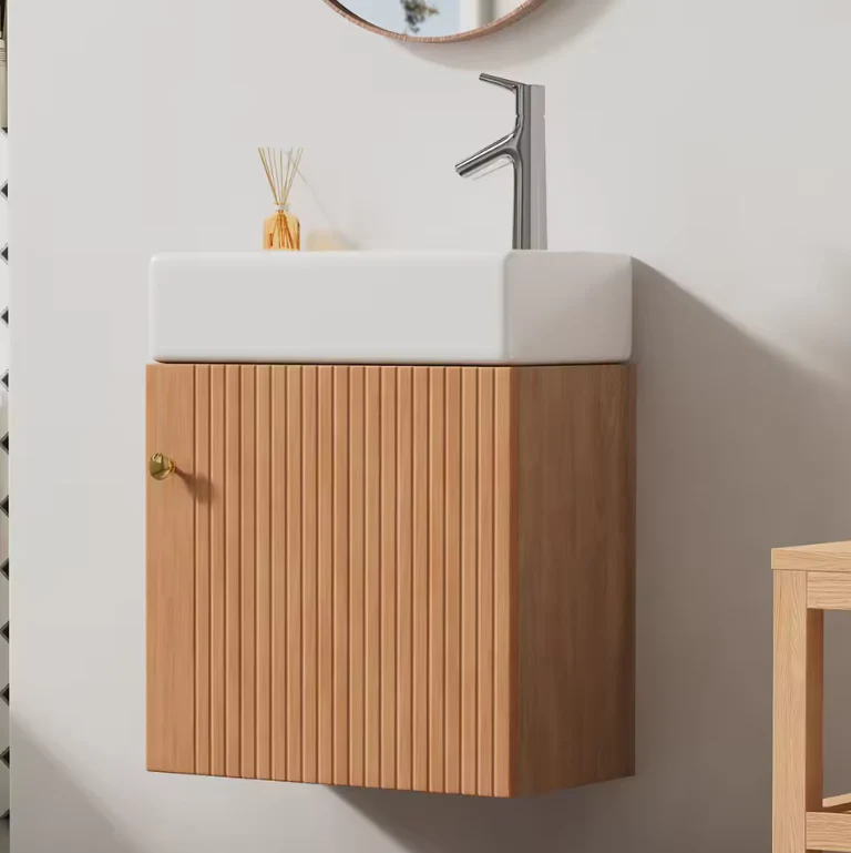 Hangend Badkamermeubel met Wastafel 46 cm – Compact en Modern - Afbeelding 5