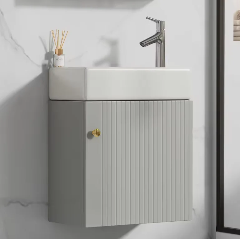 Hangend Badkamermeubel met Wastafel 46 cm – Compact en Modern - Afbeelding 7