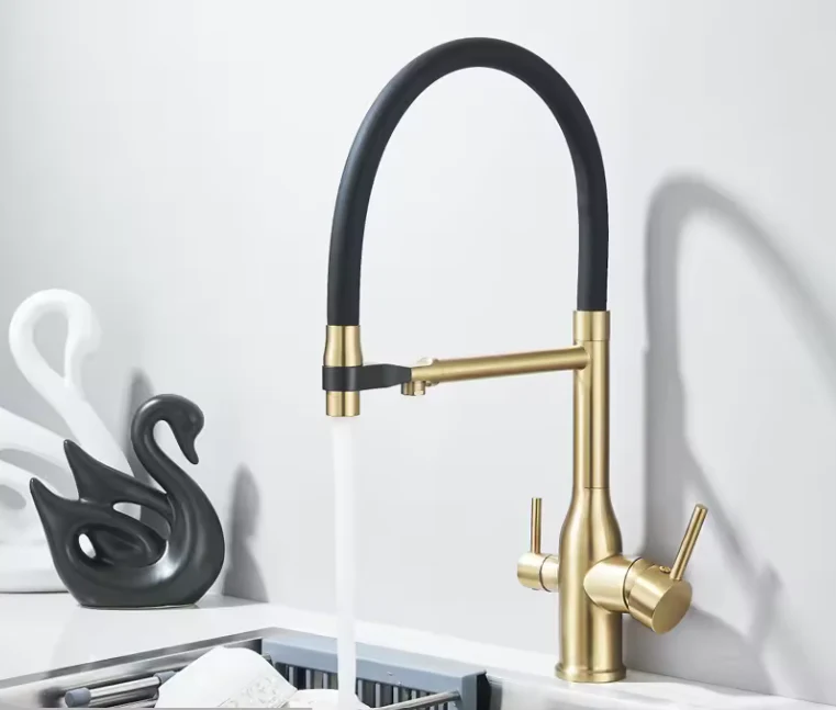 Keukenkraan met Uittrekbare Uitloop en Waterfilter – 360° Draaibare Mengkraan - Afbeelding 8