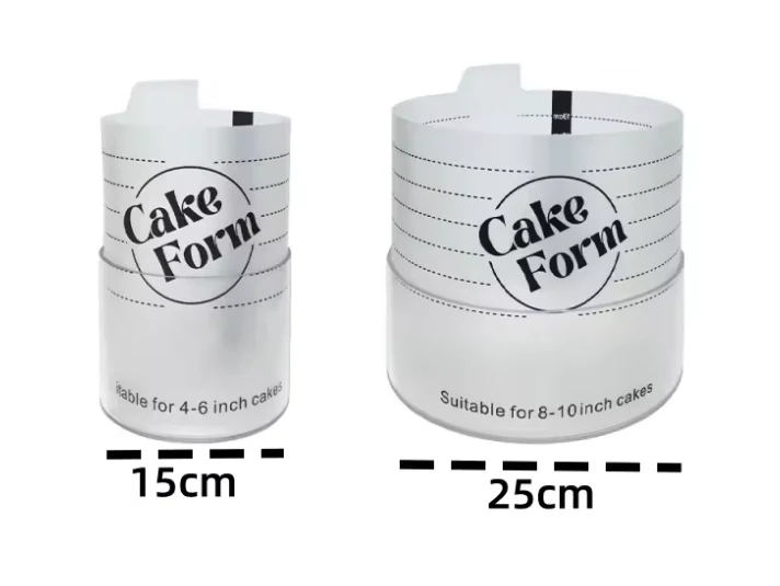 Verstelbare Taart Ring – Acryl Bakring voor Taart, Mousse en Dessert - Afbeelding 8