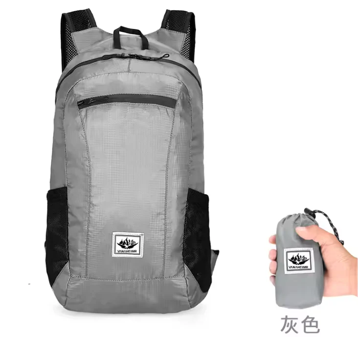 Opvouwbare Rugzak 20L – Lichtgewicht Outdoor Backpack voor Reizen, Wandelen en Fietsen - Afbeelding 5