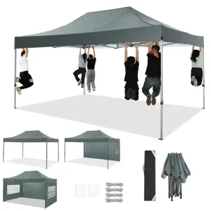 Professionele Pop-up Partytent 300 x 450 cm – Waterdicht, UV50+ met 4 Zijwanden