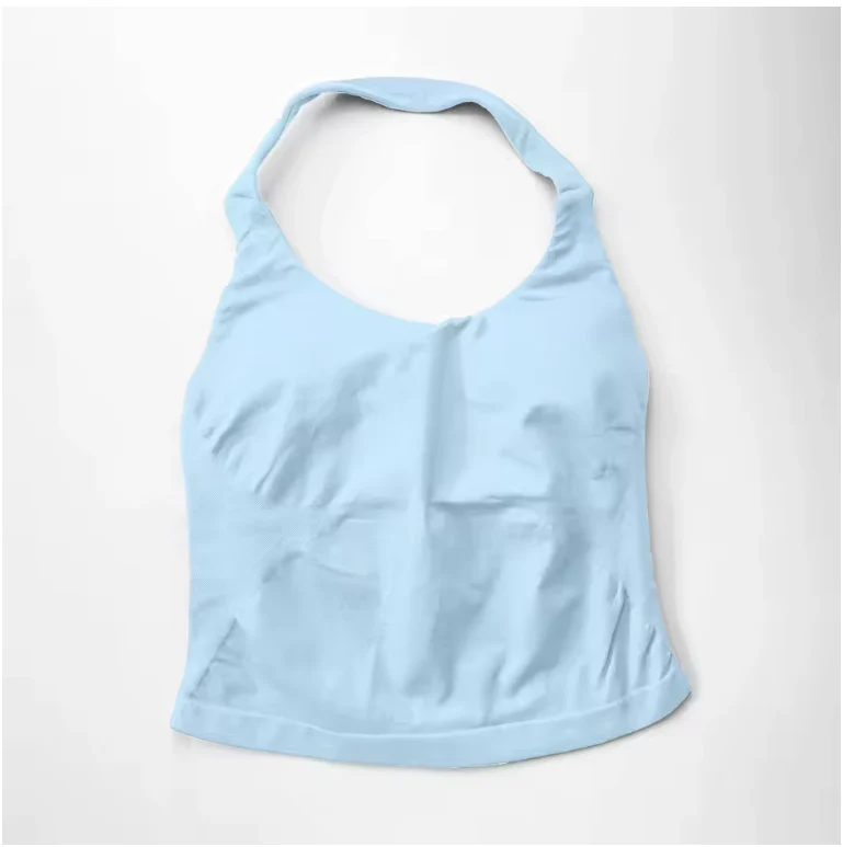 Dames Sport Top – Halter Fitness Tanktop met Padding en Stretch voor Yoga en Training - Afbeelding 8