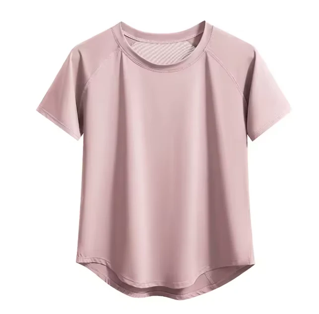 Dames Sport T-shirt – Ademend Sneldrogend Workout Shirt met Mesh Rug en Korte Mouwen - Afbeelding 7
