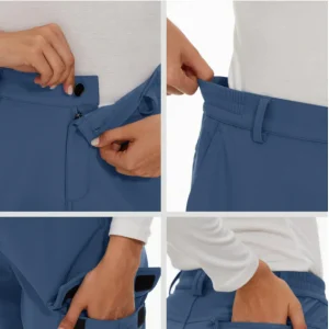 Fleece Gevoerde Outdoor Broek Dames – Waterafstotend, Winddicht en Warm, Hiking en Ski