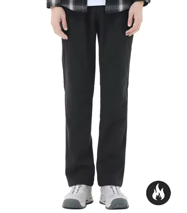 Thermische Outdoor Broek Heren – Waterafstotend, Winddicht en Fleece Gevoerd, Hiking en Ski