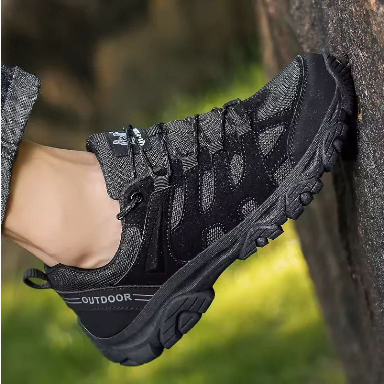 Heren Hiking Sneakers – Ademend, Schokabsorberend en Antislip, Outdoor en Casual - Afbeelding 2