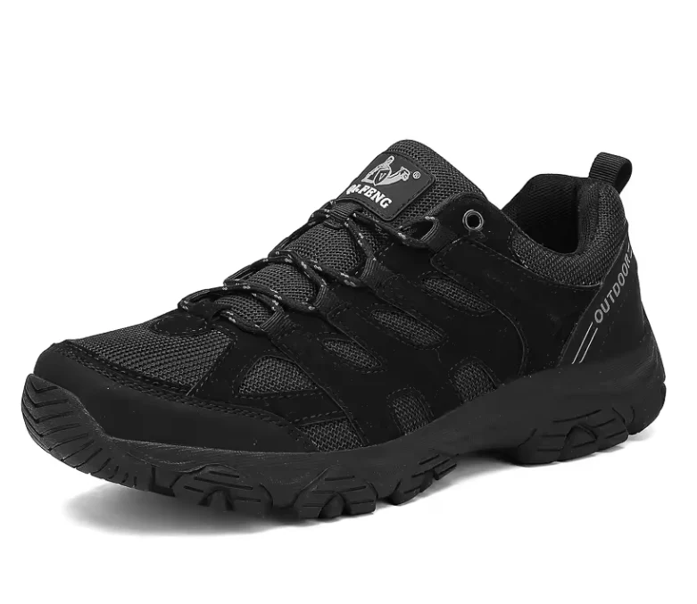 Heren Hiking Sneakers – Ademend, Schokabsorberend en Antislip, Outdoor en Casual - Afbeelding 4