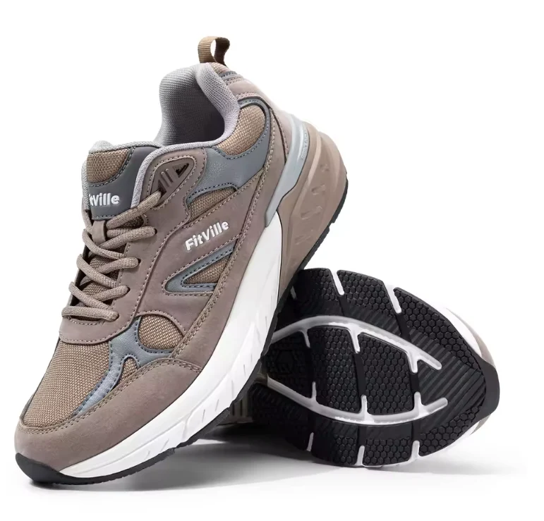 Heren Wandelschoenen – Extra Breed, Arch Support en Comfort, Ademend en Antislip - Afbeelding 7