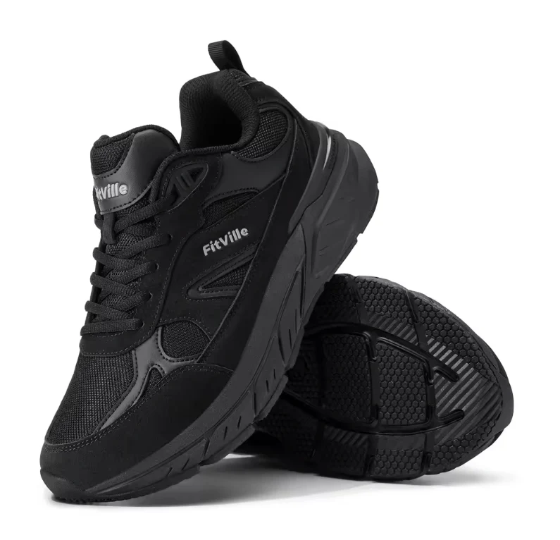 Heren Wandelschoenen – Extra Breed, Arch Support en Comfort, Ademend en Antislip - Afbeelding 8