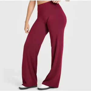 Dames Sport Broek – High Waist Yoga Broek Straight Leg en Comfort Fit