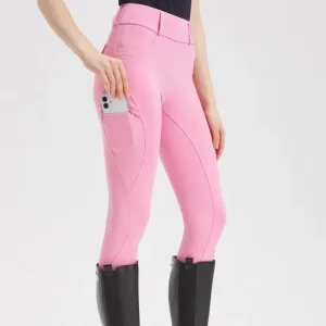 Professionele Paardrijbroek voor Dames – Siliconen Antislip Zitvlak en Hoog Elastisch
