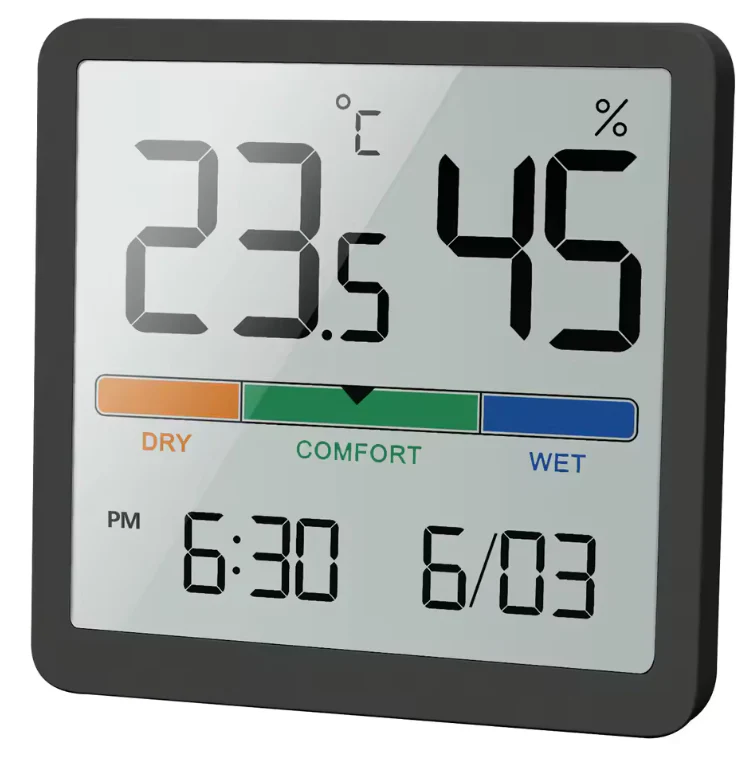Digitale Hygrometer Thermometer – LCD Binnenklimaat Meter met Comfort Indicator