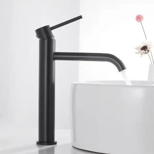 Wastafelkraan Mengkraan Warm en Koud – Dekmontage, RVS Design