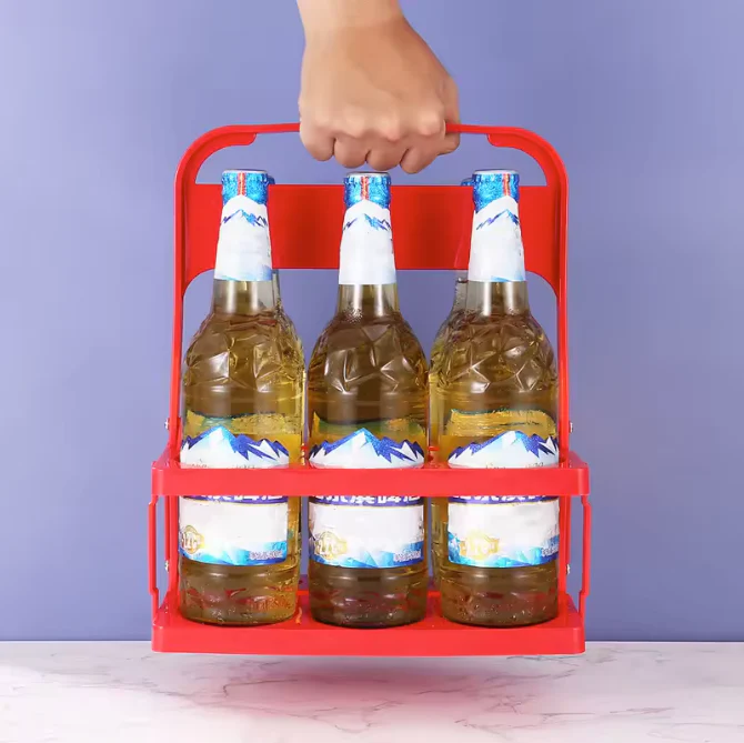 Opvouwbare Bierfles Drager – 6 Pack Drink Caddy Houder - Afbeelding 9
