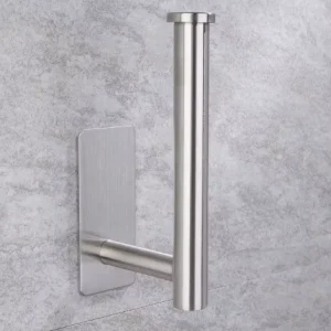 Roestvrijstalen Papierhouder Wit – Zelfklevend Wandmontage Tissue Plank