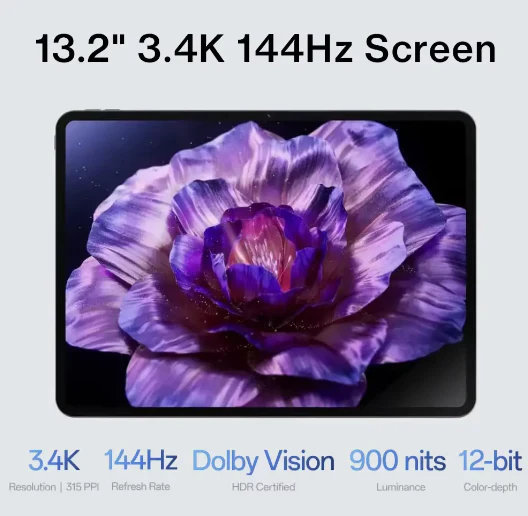 13,2 Inch Premium Tablet met 144 Hz Display en Krachtige Processor – Android Tablet met 8 Luidsprekers en WiFi - Afbeelding 9