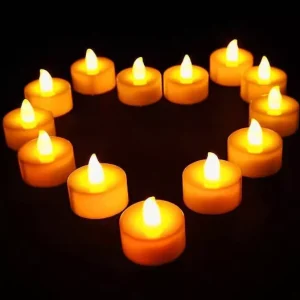 LED Theelicht Kaarsen – Vlamloze Batterij Kaarsen voor Decoratie