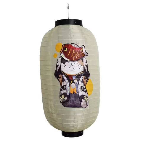 Japanse Hangende Lantaarn – Traditionele Decoratieve Lamp voor Restaurant en Interieur - Afbeelding 6