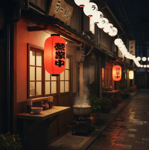 Japanse Hangende Lantaarn – Traditionele Decoratieve Lamp voor Restaurant en Interieur - Afbeelding 7