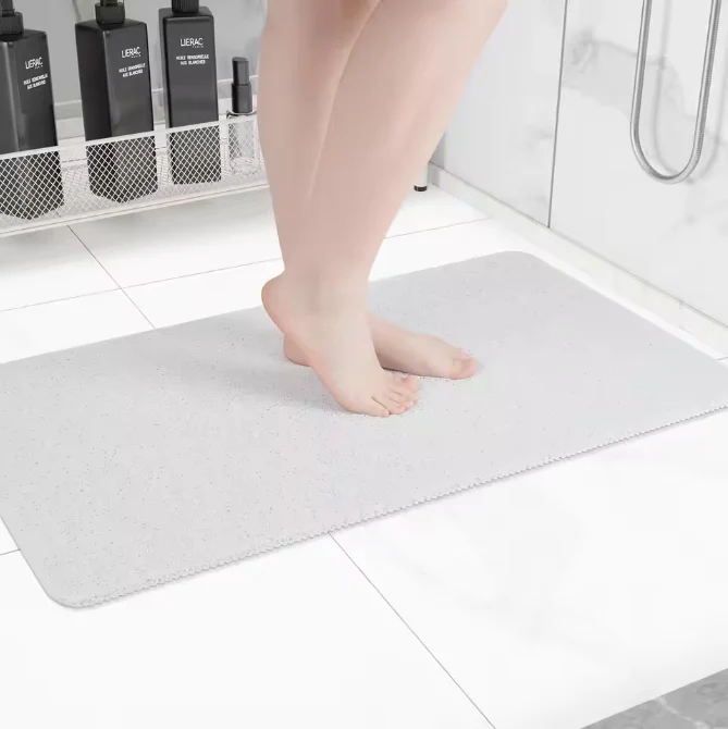 Antislip Douchemat 40 × 60 cm – Comfortabele PVC Badmat met Waterafvoer - Afbeelding 3